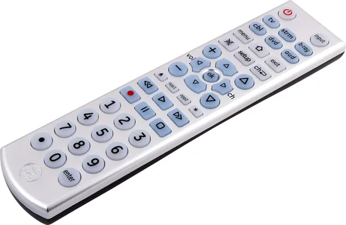 Vista 12 de GE Control remoto universal retroiluminado con botón grande para Samsung, Vizio, Lg, Sony, Sharp, Roku, Apple TV, TCL, Panasonic, Smart TV