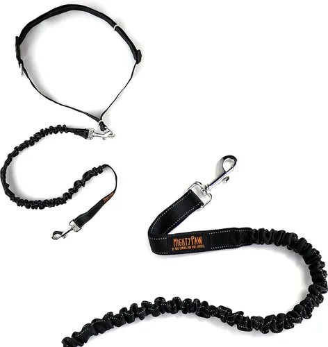 Vista 5 de Mighty Paw Correa de Perro Sin Manos Correa de Cintura Elástica para Pasear Perros. Correa Sin Manos para Correr con Mascotas para Razas Grandes