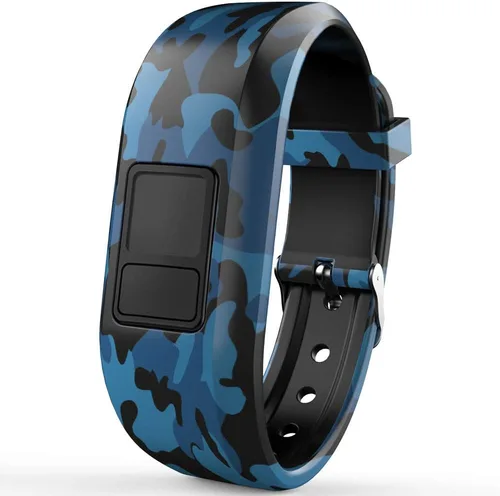 Vista 7 de Bands for Garmin Vivofit jr/jr 2/3, Adjustable Replacement Wristbands with Watch Buckle for Women Men(No Tracker)