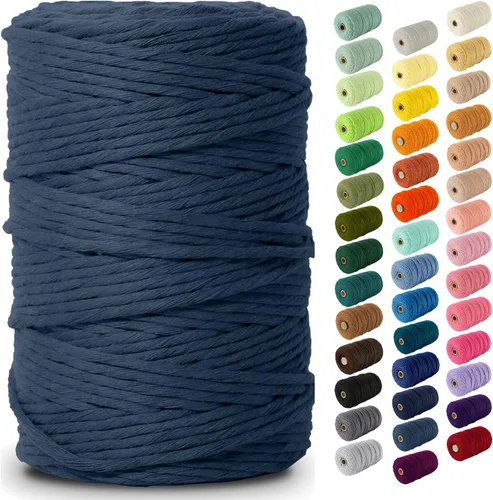 Vista 49 de Nook Theory Hilo de macramé de 3mm 109 yardas - Cuerda de macramé suave de 4mm, 5mm perfecta para nudos - Suministros de macramé para colgadores