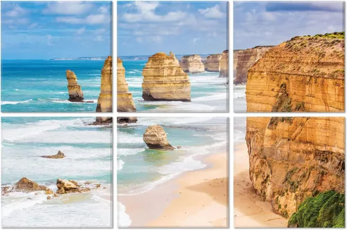 Vista 14 de JBER Paneles acústicos artísticos decorativos, paquete de 6 paneles acústicos artísticos para decoración de pared con autoadhesivo, adecuados