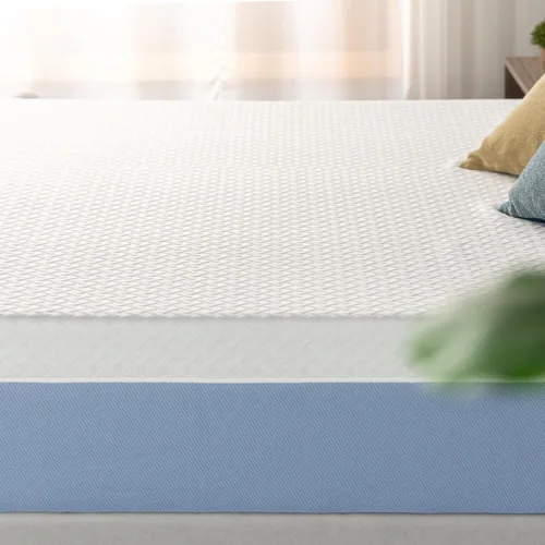 Vista 7 de Zinus - Colchón de espuma viscoelástica esencial de refrigeración de 25 cm, tamaño King [NuevaVersión], libre de fibra de vidrio, sensación media