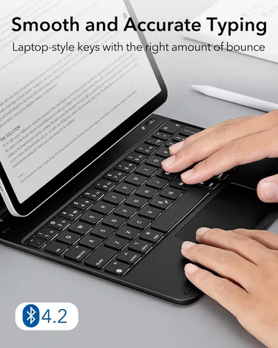 Vista 8 de ESR - Funda con teclado para iPad Air 11 pulgadas (M3/M2, 2025/2024), iPad Pro 11 (4.ª a 1.ª gen) y Air 5/4, Magic Keyboard, soporte flotante
