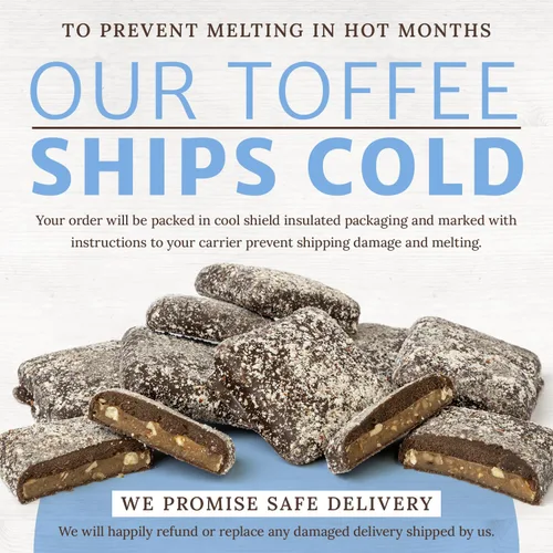 Vista 12 de Chapel Hill Toffee Caramelo de nueces y chocolate oscuro, 2 onzas