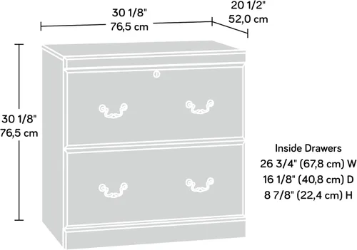 Vista 4 de Sauder Heritage Hill Lateral File, in Classic Cherry finish