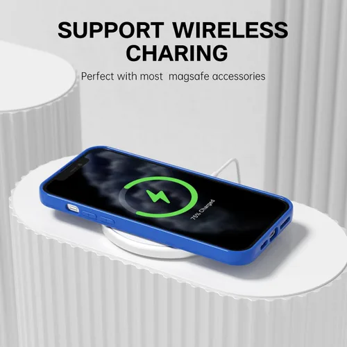 Vista 751 de Svanove para iPhone 7 Plus/ 8 Plus, funda de silicona, de goma suave brillante y gel de jey lindo, funda protectora de plástico simple y lisa