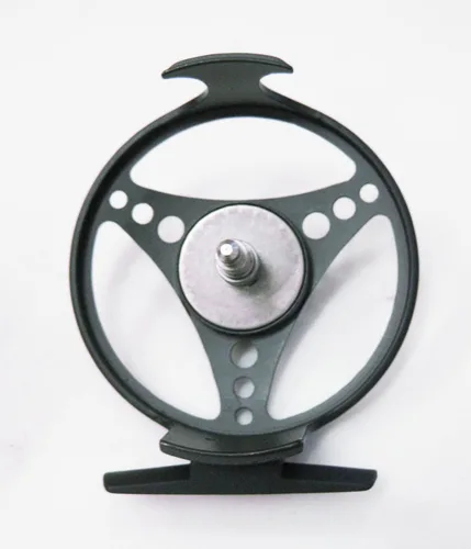 Vista 5 de KUFA Carrete de mosca 5/6 con eje grande (tamaño: 5/6; aluminio fundido)