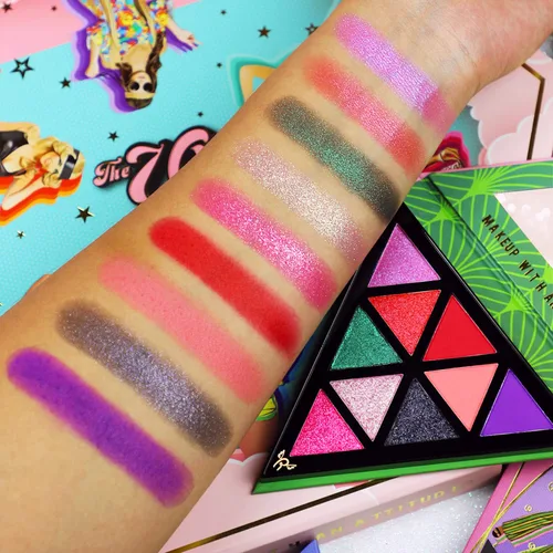 Vista 3 de Rude Cosmetics The 70s Palette - Muñeca hippie para mujer - Sombra de ojos de 0.284 oz