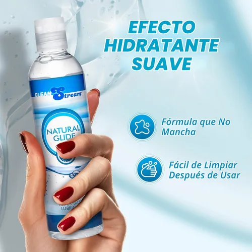 Vista 4 de Cleanstream Relax - Lubricante a base de agua, sin perfume, sin fragancia, 4 onzas