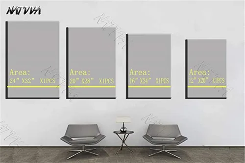 Vista 5 de NATVVA Pósteres de flores silvestres con texto en inglés "In A Field of Roses" ("She is a Wildflower")
