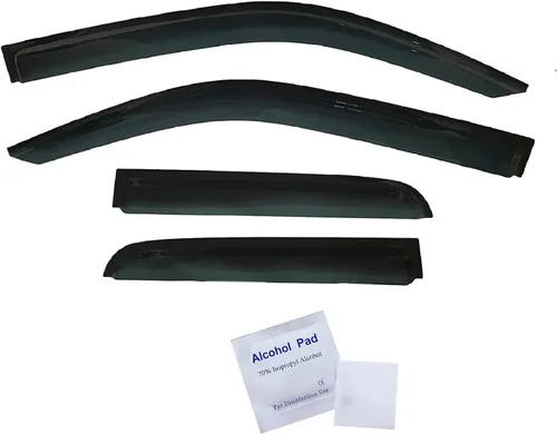 Vista 6 de 2019-2026 Protectores de Lluvia Adhesivos para Dodge RAM 1500 Quad Cab solamente Deflectores de Visor de Ventana Lateral Sombras Duraderas Tintadas