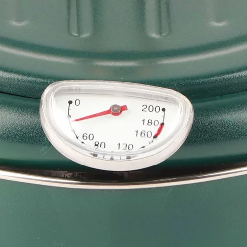 Vista 3 de Joyzan Olla profunda de acero inoxidable con termómetro, tapa de freidora de cocina antiadherente, escurridor de goteo de aceite, bandeja de tempura