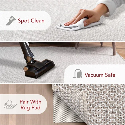 Vista 3 de nuLOOM Lorretta Tapete de área tejido a mano, Polipropileno, Marrón topo