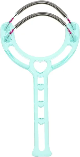 Manual Spring Facial Hair Removal Epilator for Women Portable Face Hair Roller Threading Tool with Dual Springs for Sensitive Skin Use Random Color