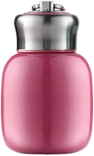 Gets Mini botella de agua de acero inoxidable de 7 onzas, portátil pequeña botella de agua deportiva aislada al vacío, a prueba de fugas, vaso