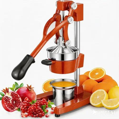 Vista 16 de Prensa Manual de Mano de Hierro Fundido Comercial de Servicio Pesado Naranja Cítricos Limón Lima Toronja Granada Exprimidor de Jugo de Fruta