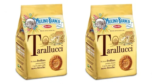 Mulino Bianco: Galletas "Tarallucci" hechas con huevos frescos 12.3 Oz (12.35 oz) - Paquete de 2 [Importación italiana]