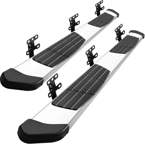 Vista 12 de Estribos de 6.5 pulgadas compatibles con Honda Ridgeline 2017-2025. Estribos de acero al carbono para camiones compatibles con Ridgeline.