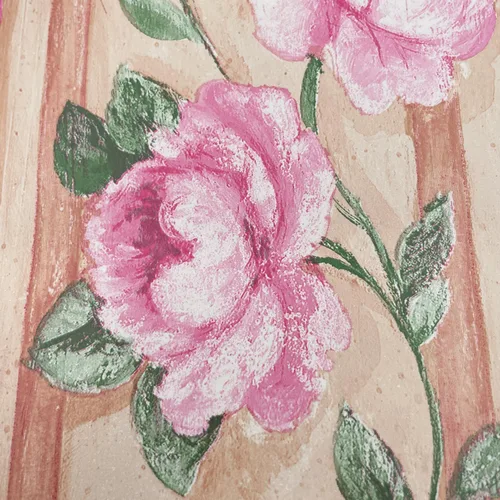 Vista 11 de Yifely Papel tapiz extraíble de peonía de lujo, borde autoadhesivo Stciker para cocina, baño, decoración de pared