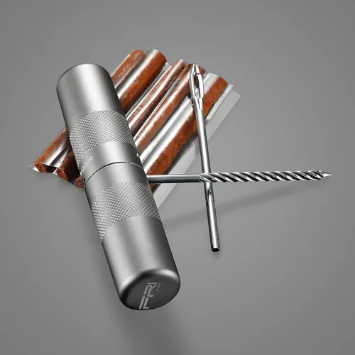 Vista 5 de ARI Airplugger, A Compact Tire Repair Kit, Silver, One