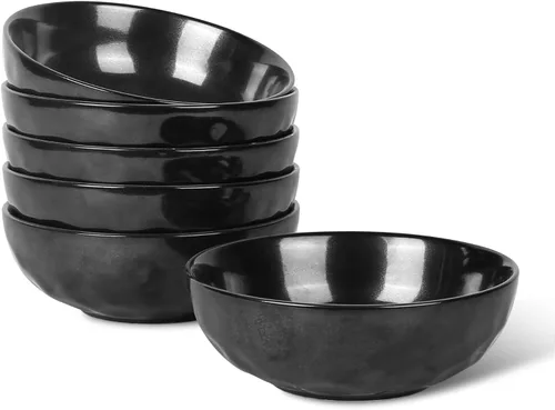 Vista 10 de vicrays Juego de Cuencos de Cerámica para Ensalada de Cocina, para Servir - Cuencos de Sopa de 32 Onzas, Cuencos para Pasta, Resistentes a las Beige