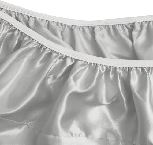 Vista 6 de SiinvdaBZX 2 piezas de sábanas de cuna satinadas para cabello de bebé, sábanas ajustadas de cuna sedosas y suaves para colchón de cuna de reloj