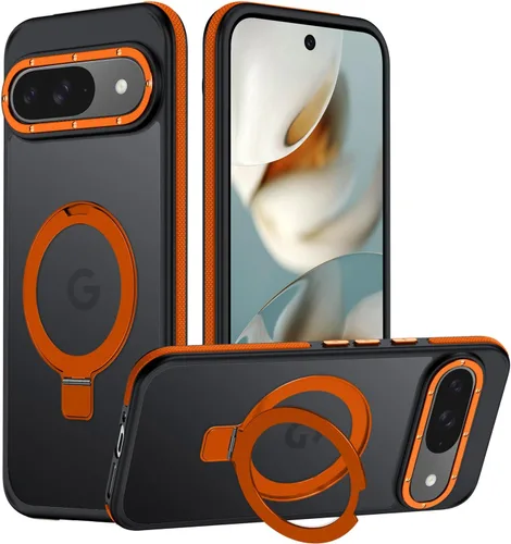 Vista 83 de Funda para Samsung Galaxy S24 Plus, soporte de anillo magnético ajustable [compatible con Magsafe], [protección a prueba de golpes de grado militar]