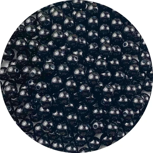 Vista 40 de Perlas de imitación, 4000 unidades de cuentas para manualidades, perlas sueltas de 3 mm, cuentas redondas para collares, pulseras, llaveros