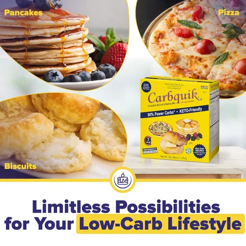 Vista 5 de Carbquik - Mezcla para hornear, 3 lb (48 oz)