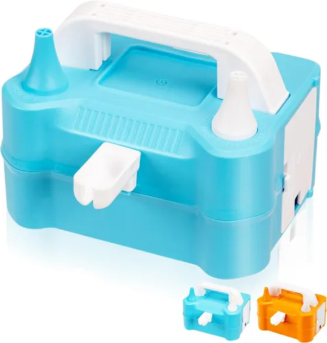 Electric Balloon Pump, Designed with Balloon Knotter, Automatic Balloon Blower Pump Electric Balloon Inflator for Party Balloons, Wedding, Birthday