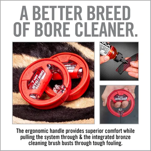 Vista 8 de Real Avid Bore Boss Gun Cleaning System - Rapid Pull Through Barrel & Bore Cleaning Cable with Integrated Brush & Mop - Choose Style Below