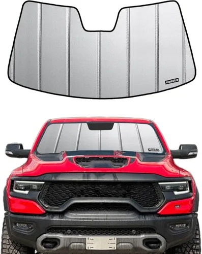 Vista 12 de Parasol de Parabrisas para Dodge Ram 1500 2002-2008 Protección Solar para Ventana Delantera - Salvaguarda