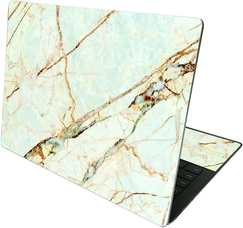 Vista 23 de MightySkins Skin compatible con Microsoft Surface Laptop 4 de 13.5 pulgadas - Mármol ámbar Funda protectora de vinilo duradera y única Fácil