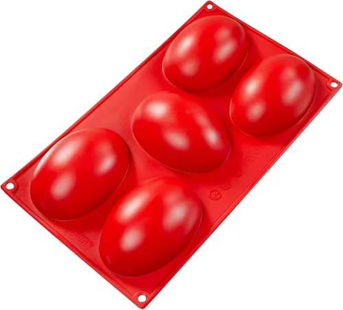 Vista 16 de Fat Daddio's SMF-026 - Recipiente de silicona para hornear con 12 cavidades (2.37 oz)