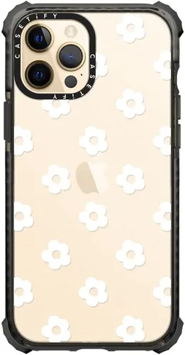 Vista 16 de CASETiFY Katie Benn - Funda Ultra Impact para iPhone 12 Pro Max, diseño de oso de bebé, color negro transparente