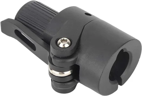 Vista 8 de Qiilu Poste plegable para M365, aleación de aluminio, negro, repuesto de repuesto