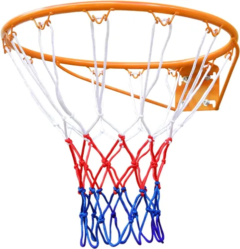 Vista 8 de Geta de aro de baloncesto de 18 pulgadas, red de aro de repuesto para borde de baloncesto para interior y exterior