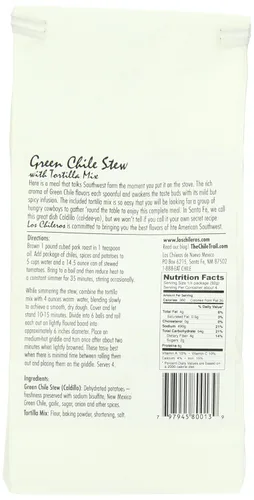 Vista 2 de Los Chileros Green Chile - Kit de guiso con mezcla de tortilla, 13 onzas