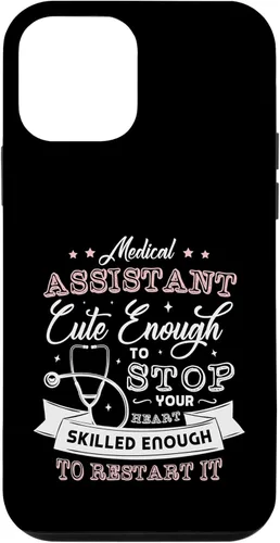 Vista 16 de Medical Assistant Cute Enough to Gifts for a Nurse CNA Gift Case for iPhone 17