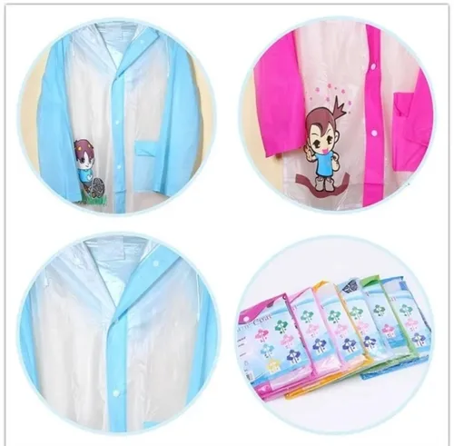 Vista 2 de Chaqueta Impermeable Infantil Con Capa