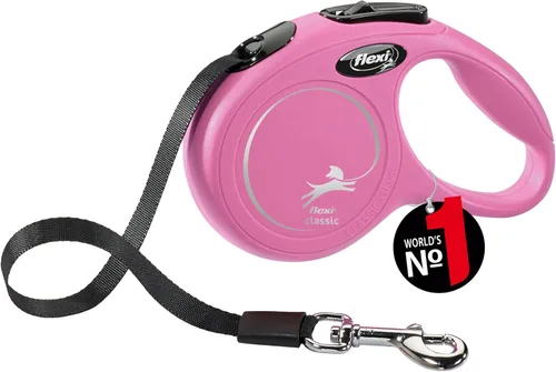 Flexi Roll-Leine New Classic XS Gurt 3 M Azul Für Hunde, Katzen Und Kleintiere Bis Max. 26.5 lbs, Multicolor, Juventud XS/16