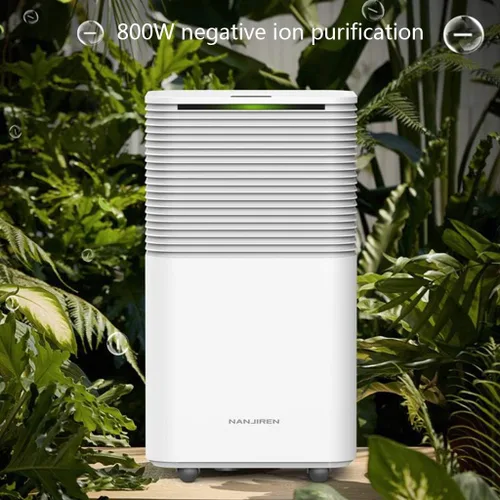 Vista 8 de Dehumidifiers Household and Basement 2L Water Tank Capacity Continuous dehumidification Safe Child Lock 120 Square Meters Whole House