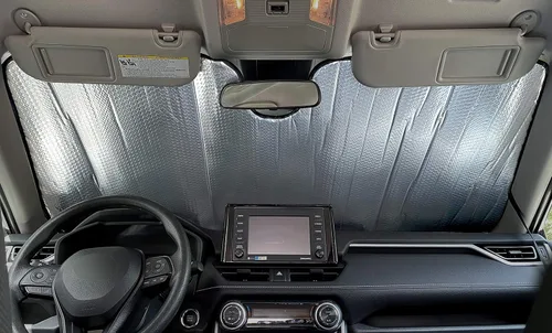 Vista 2 de Parasol para parabrisas delantero de ajuste personalizado para Ford Transit Van 2015-2020 2021 2022 2022 2023 2024 2025 2026 (no para E-Transit)