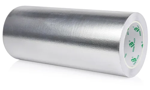 Vista 9 de BOMEI PACK 1 rollo de cinta de aluminio con protección contra el calor, cinta fresca 2 pulgadas x 20.12 m, barrera térmica reflectante