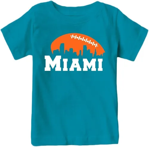 Vista 37 de Xtreme Apparrel Camiseta infantil City Skyline para fanáticos del fútbol americano