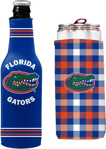 Vista 147 de College Team Color Logo Can & Bottle Holder Insulator Beverage Cooler Set