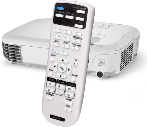 Vista 5 de ESolid - Proyector de repuesto con control remoto para Epson 1648806 EX3200 EX3240 EX5240 EX5250 EX7240 EX9200 VS240 VS340 VS345 PowerLite 1224 1264