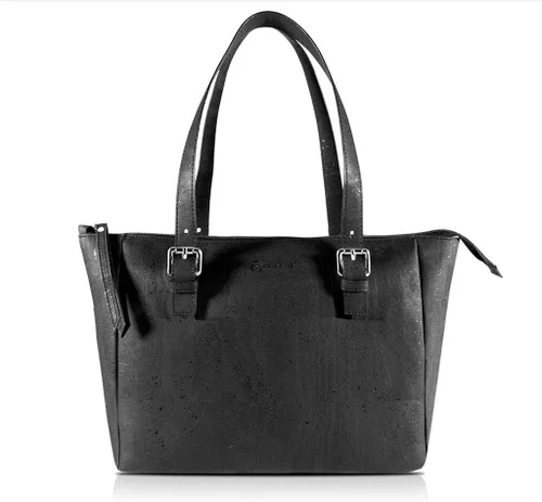 Corkor Cork Bolso de mano vegano para mujer Cruelty Free Satchel Non Leather Roomy Bag