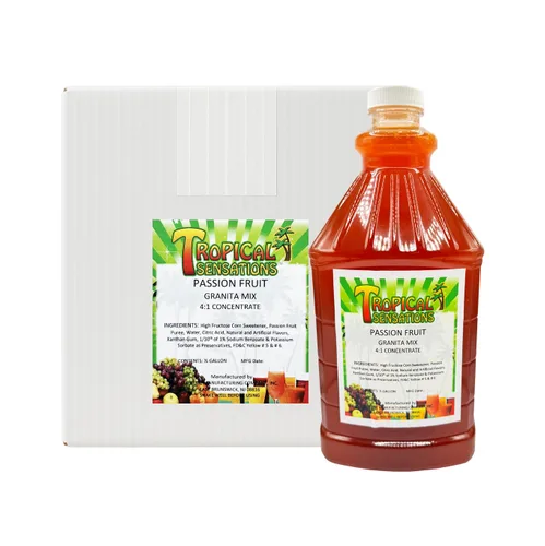 Vista 6 de Tropical Sensations Blue Hawaii Granita Slushie Mix – 6 botellas, 64 onzas cada una – Mezcla de bebida congelada sin alcohol para máquinas