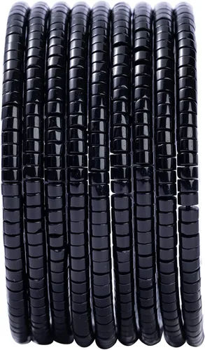 Vista 26 de Abalorios Espaciadores de Jade Natural Africano 4x2mm 38cm/str Redondos Planos Semipreciosos para Hacer Pulseras y Collares Jade africano